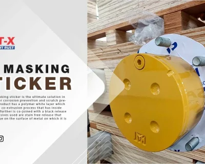 Rust-X VCI Masking Sticker | Superior Corrosion Protection for Metal Surfaces